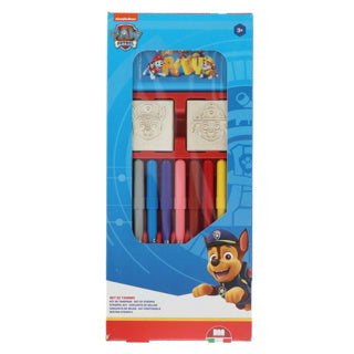 Jeu de tampons de couleur PAW PATROL 13 pièces