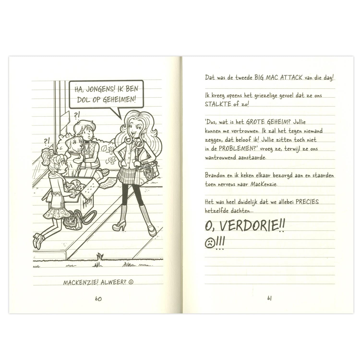 Journal central de la maison du livre d'un chapeau - amour de chiot
