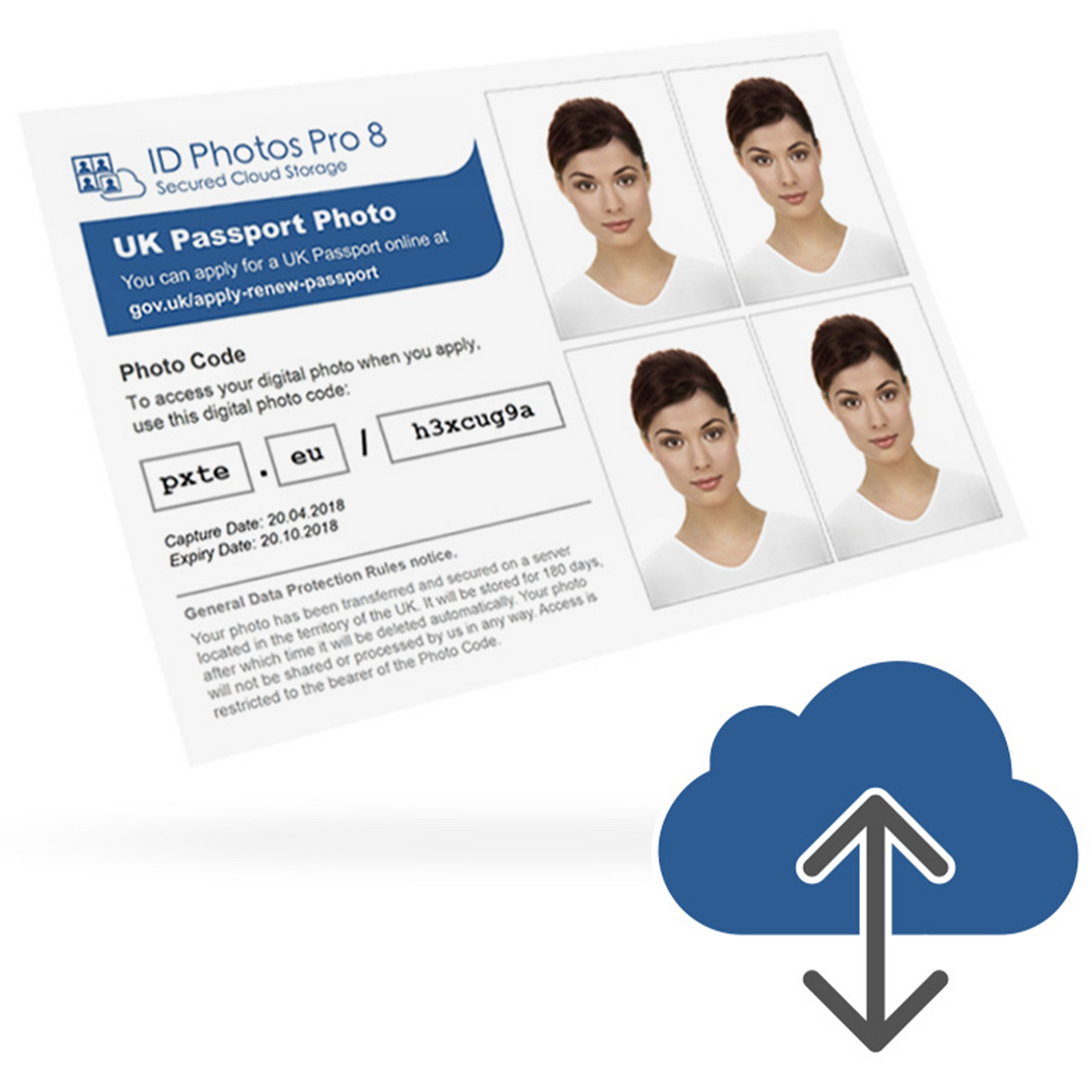 Pixel-Tech Idphotos Secure Cloud Storage Service 1 an