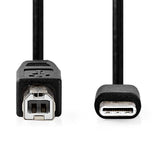 Câble USB BENEL 2M USB-C à USB-B - afbeelding 2