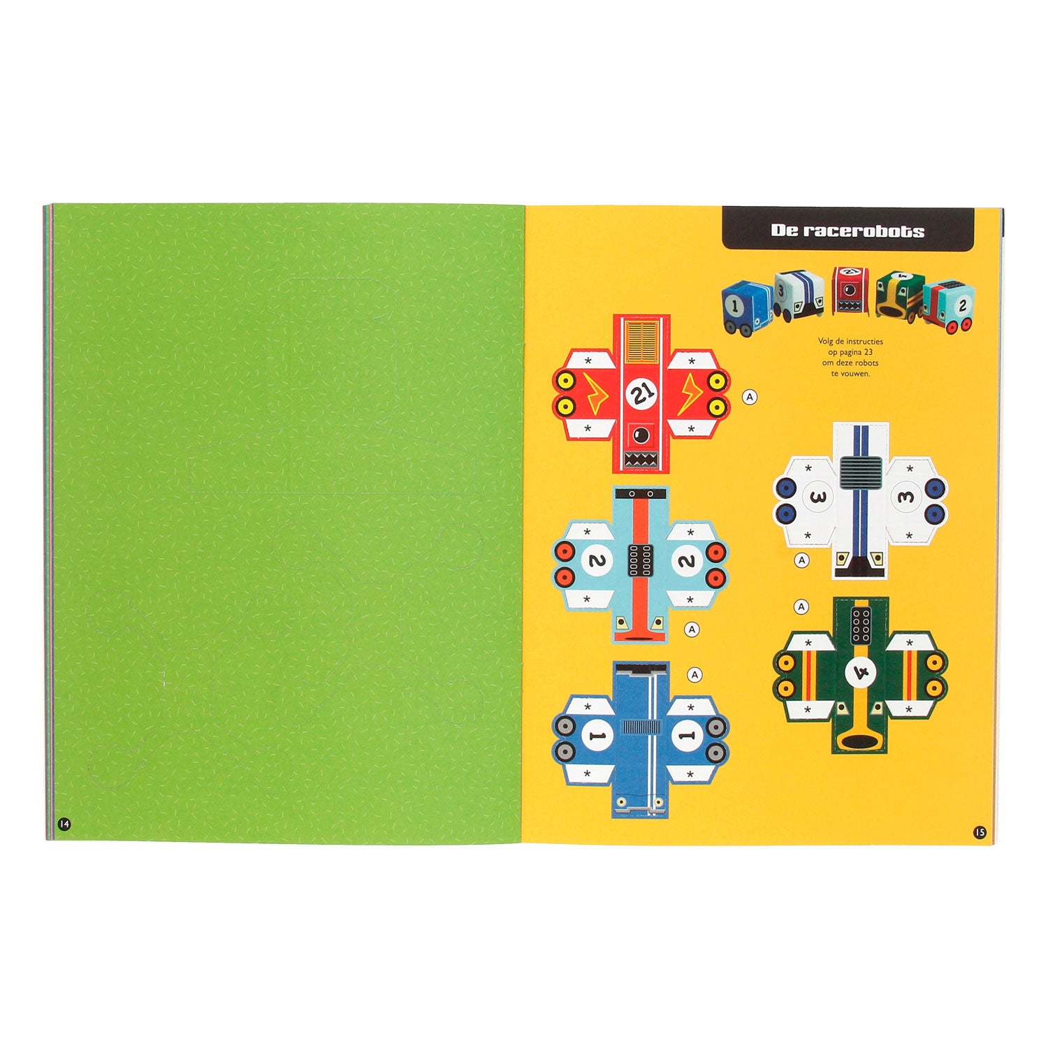 Jouets en papier Livre d’artisanat Cool Robots