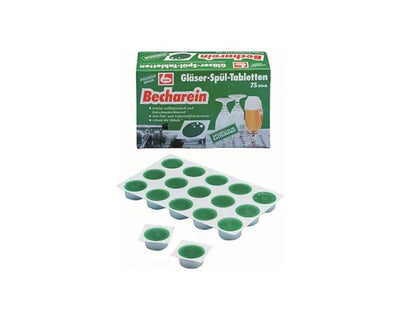 Pastilles nettoyantes pour verres à bière Dr. Becher (75 pièces)