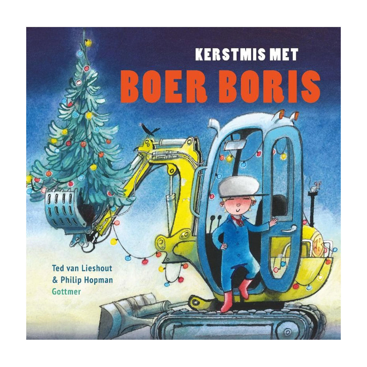 Groupe d'éditeurs Gottmer Noël avec le fermier Boris