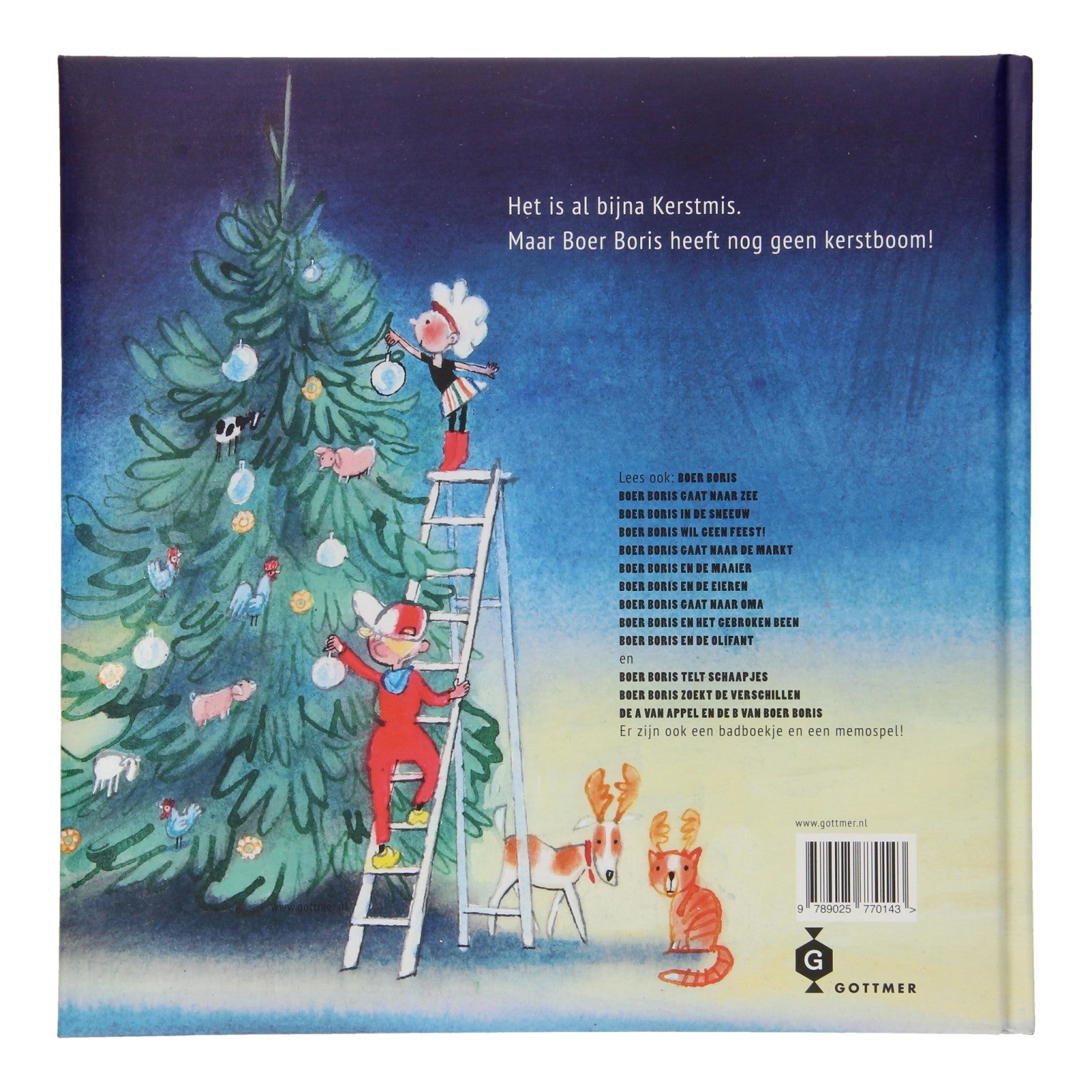 Groupe d'éditeurs Gottmer Noël avec le fermier Boris