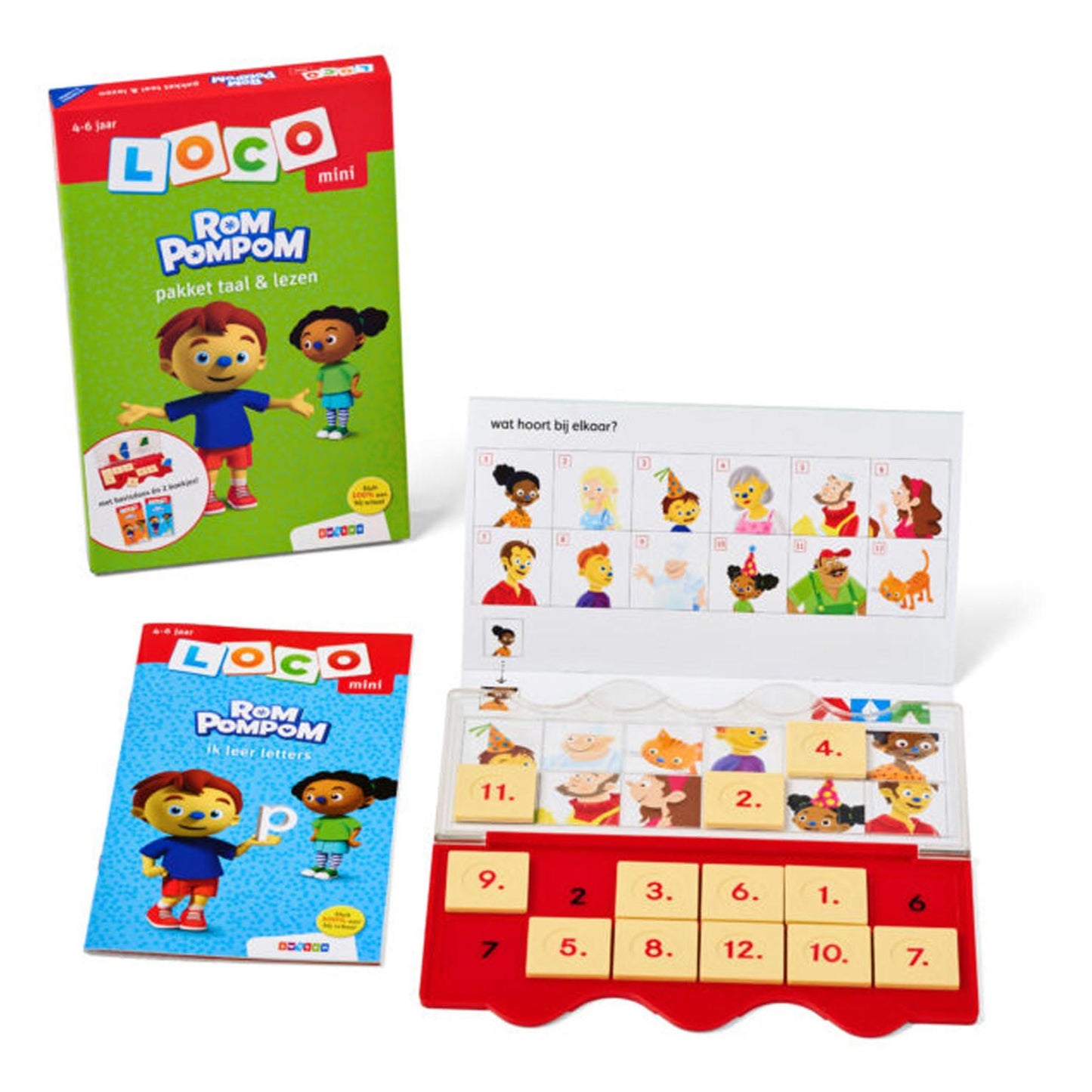 WPG UITGEVERS MINI ROMPOMPOM Package Langue Lire (4-6 ans)