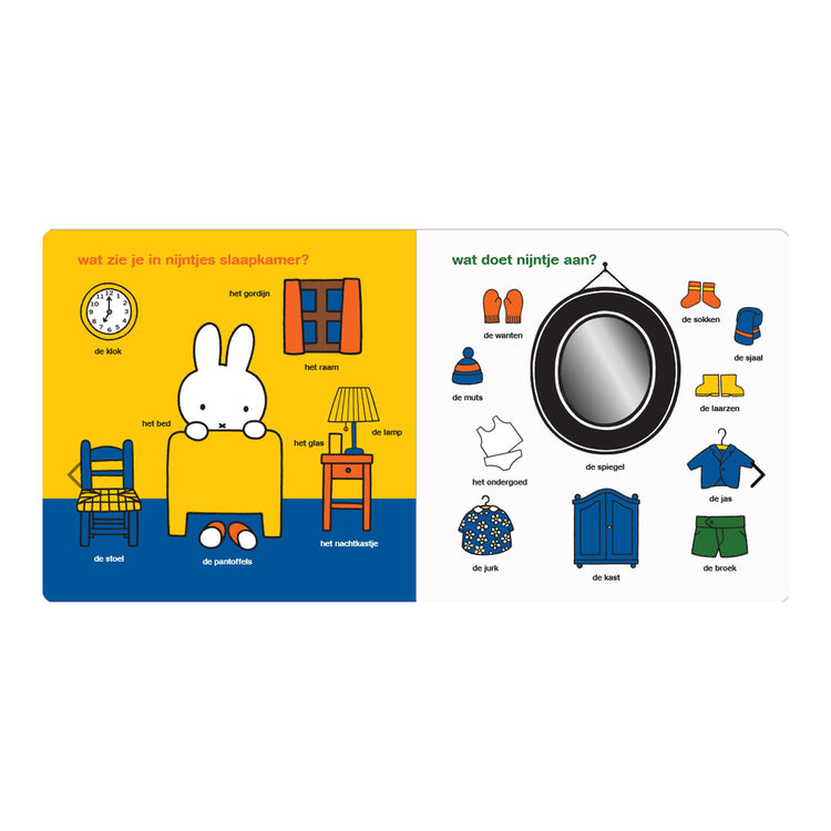 Maison centrale du livre Miffy livre tactile apprentissage des mots