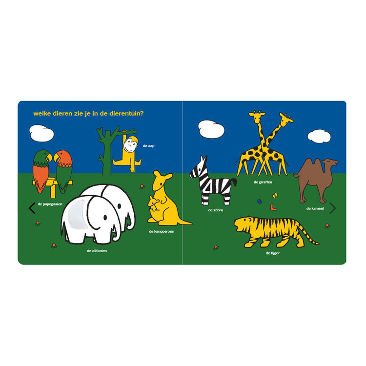 Maison centrale du livre Miffy livre tactile apprentissage des mots