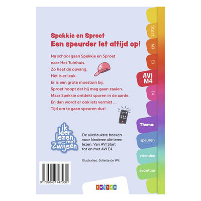 WPG Uitgevers Zwijsen Book Avi M4 Spekkie et Sproet A Speurder fait toujours attention!