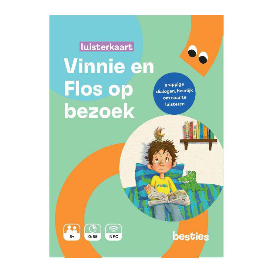 Carte d'écoute de visite de la maison centrale du livre vinnie et flos