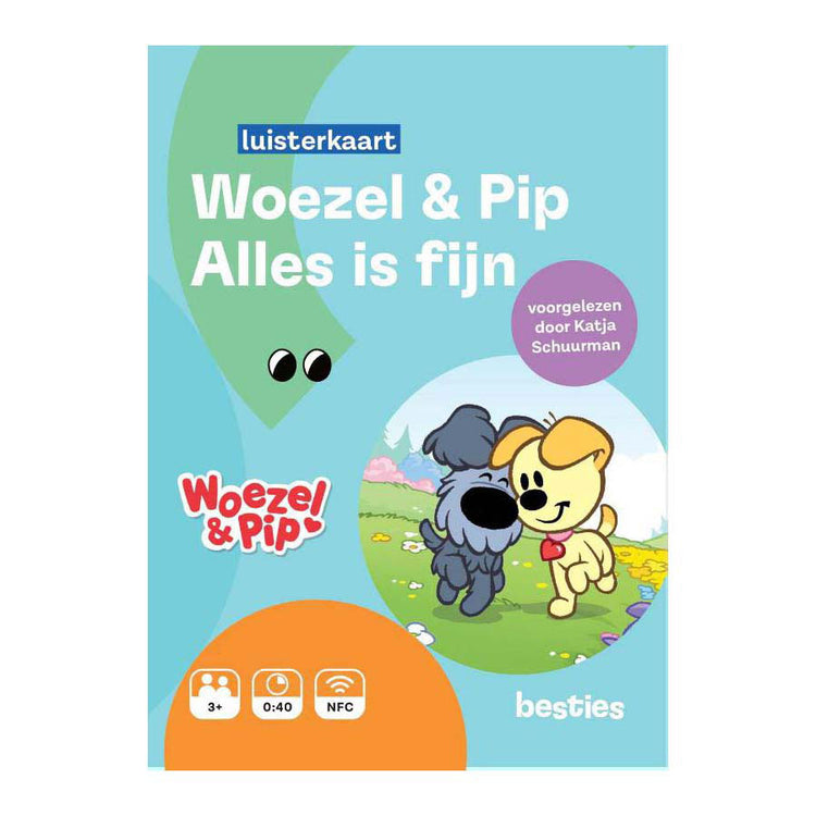 Carte d'écoute Central Book House Woezel et Pip Everything is Fine