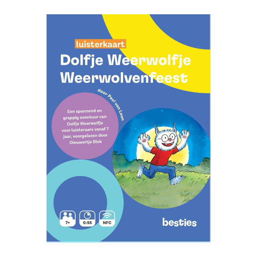 Besties dolfje weerwolfje - Carte d'écoute Werewolvenfeest