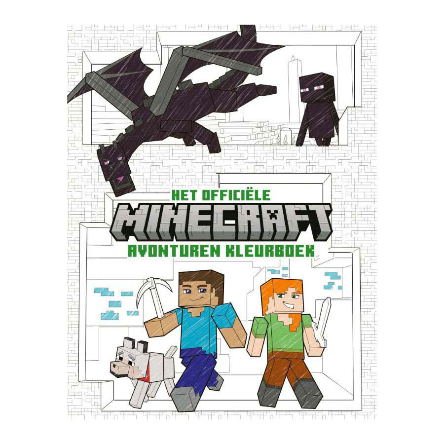 WPG éditeurs le livre de coloriage officiel d'aventure Minecraft