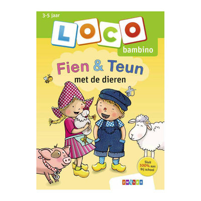 Livret d'exercice Loco Fien et Teun avec les animaux