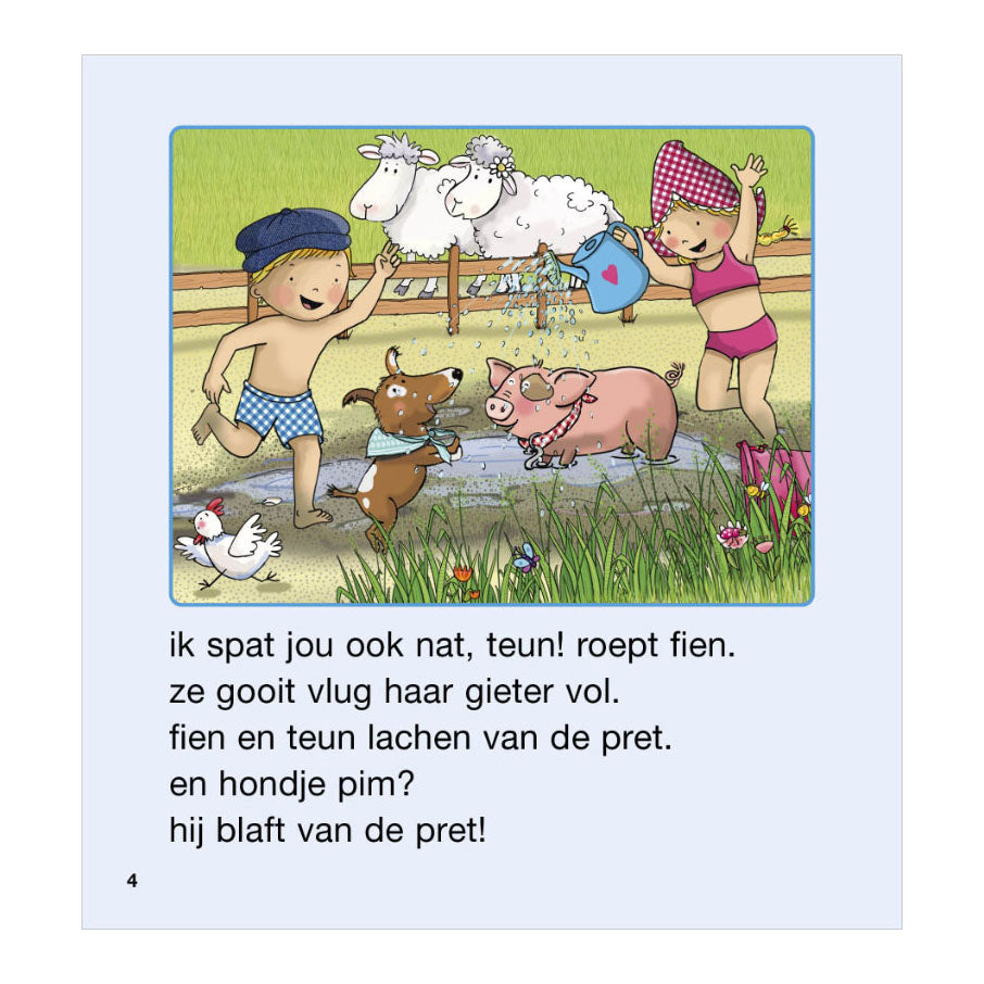 Livre fien et teun et le chariot