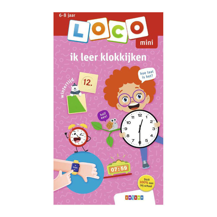 Wpg Publishers Loco Mini Cahier d'exercices J'apprends à lire l'heure