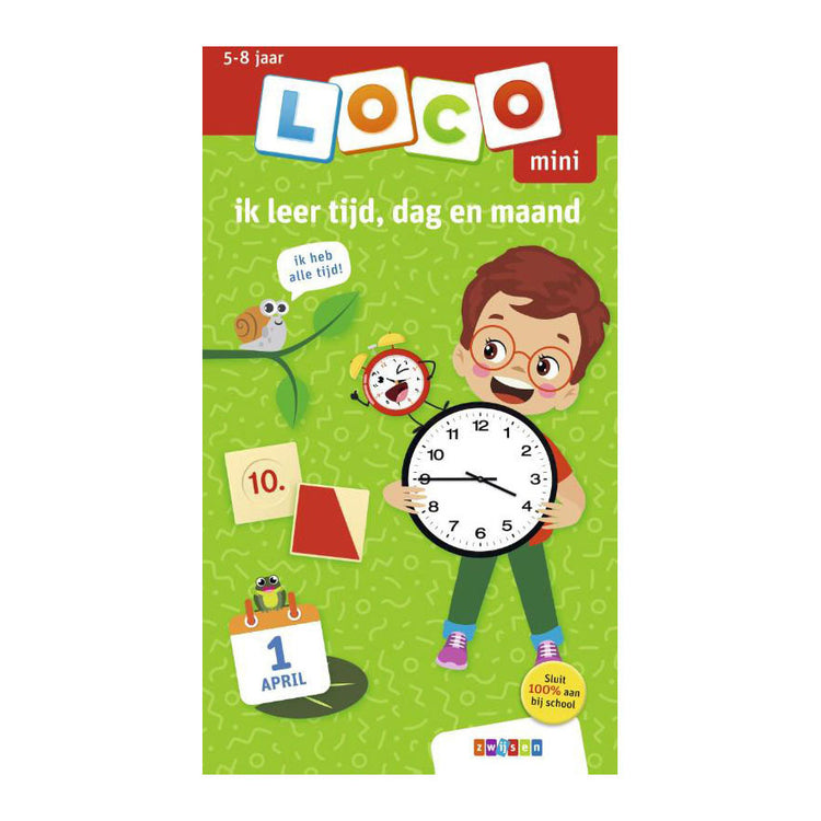 Wpg Publishers Loco Mini Cahier d'exercices J'apprends l'heure, le jour et le mois