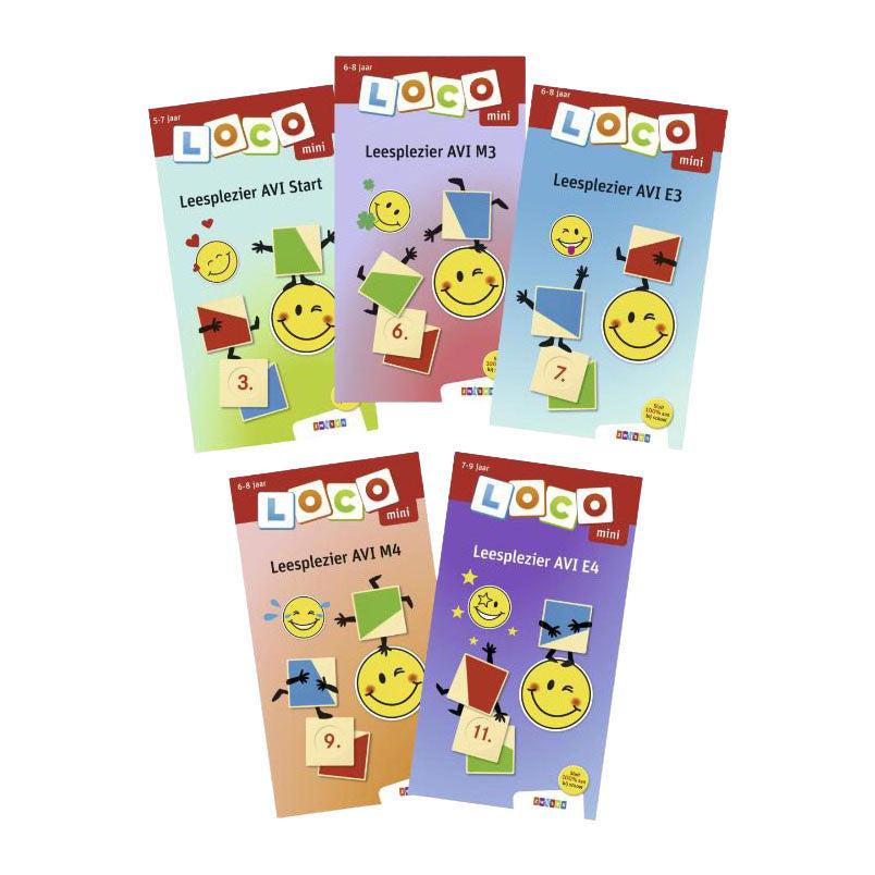 Wpg editors loco mini package plaisir de lecture - 5 livrets