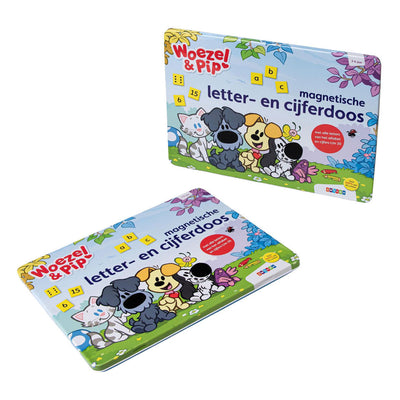 Woezel et pip woezel pip boîte à lettres et chiffres magnétique