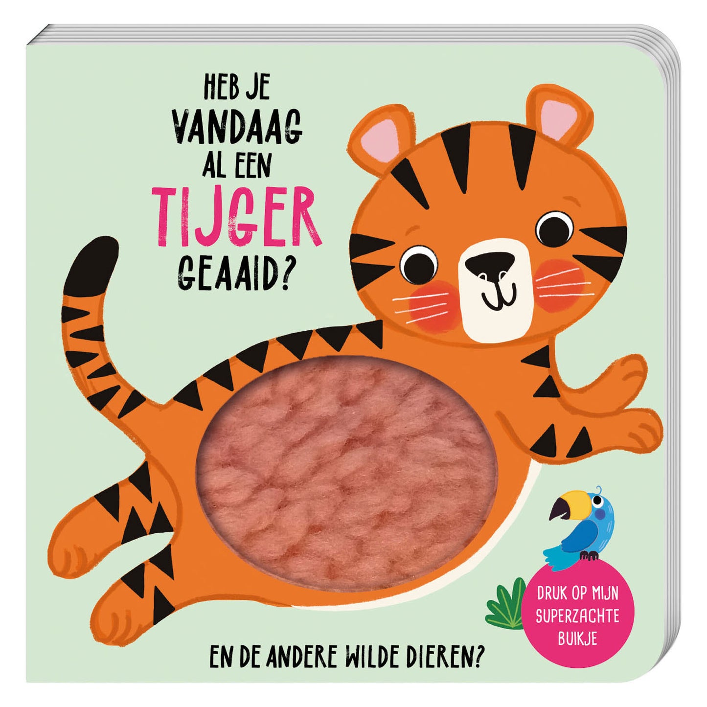 Ventre super doux - avez-vous caressé un tigre aujourd'hui ?