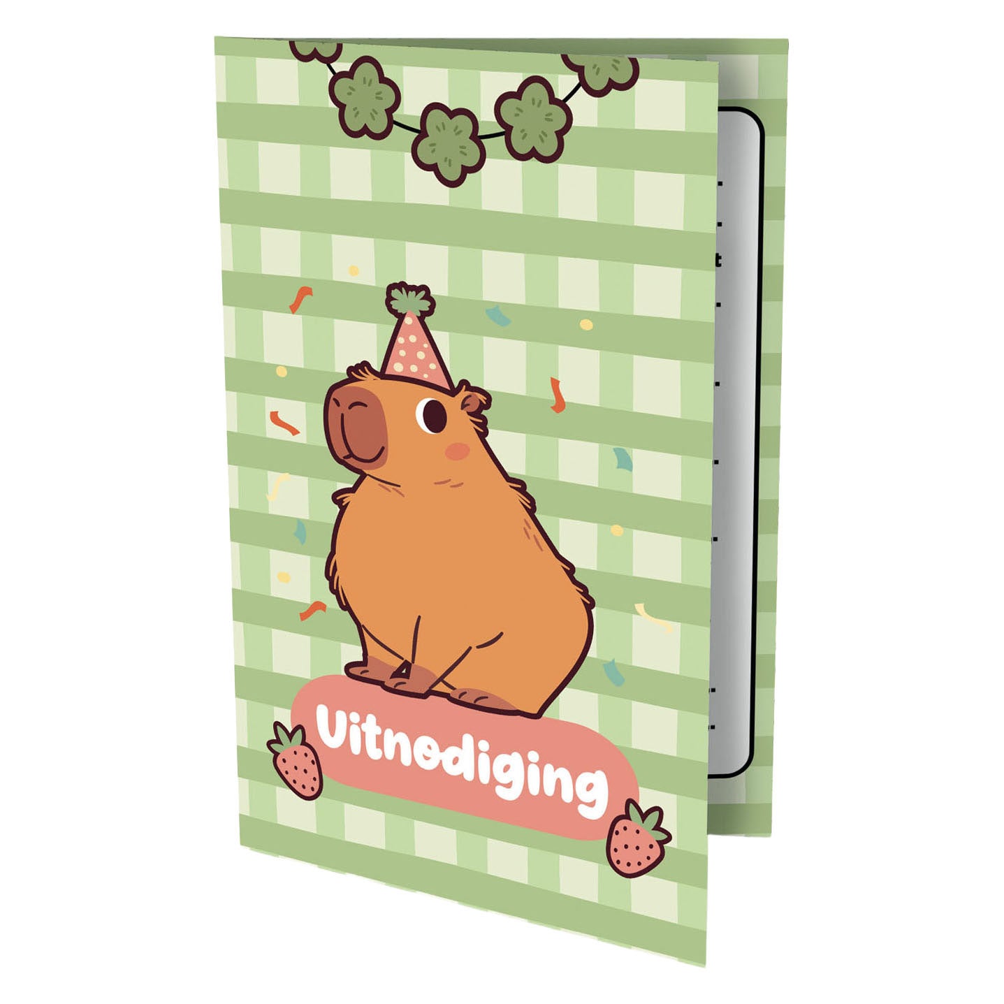Invitations - capybara 6pcs.