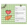 Invitations - capybara 6pcs.
