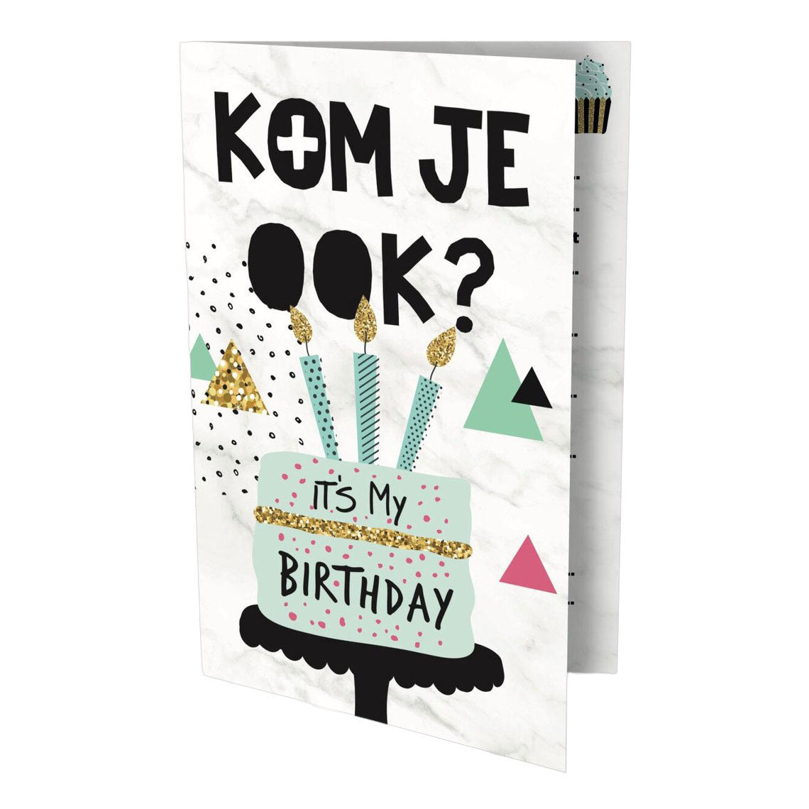 Invitations - gâteau 6pcs.
