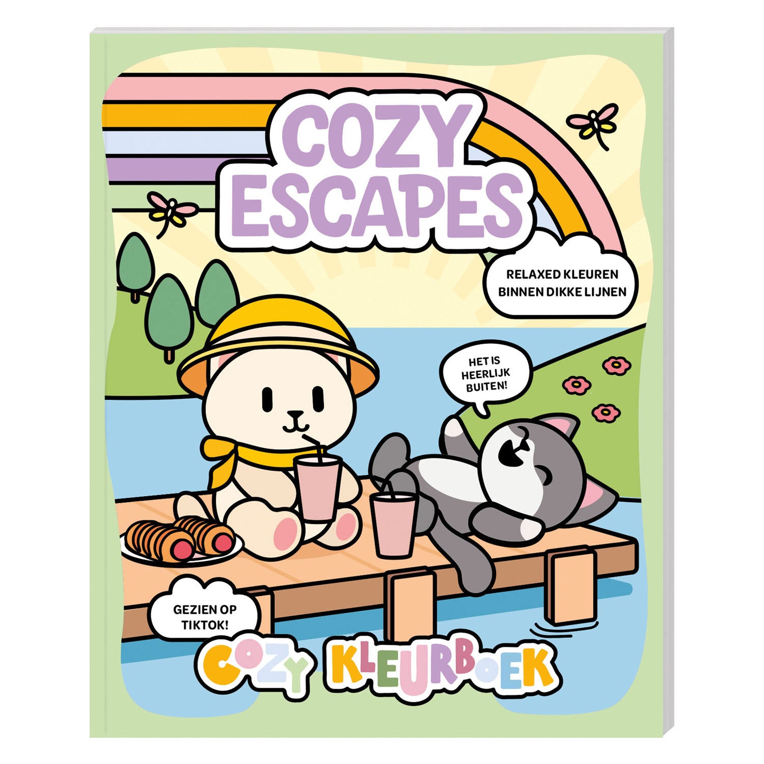 Livre de coloriage cosy - escapades cosy nouveau