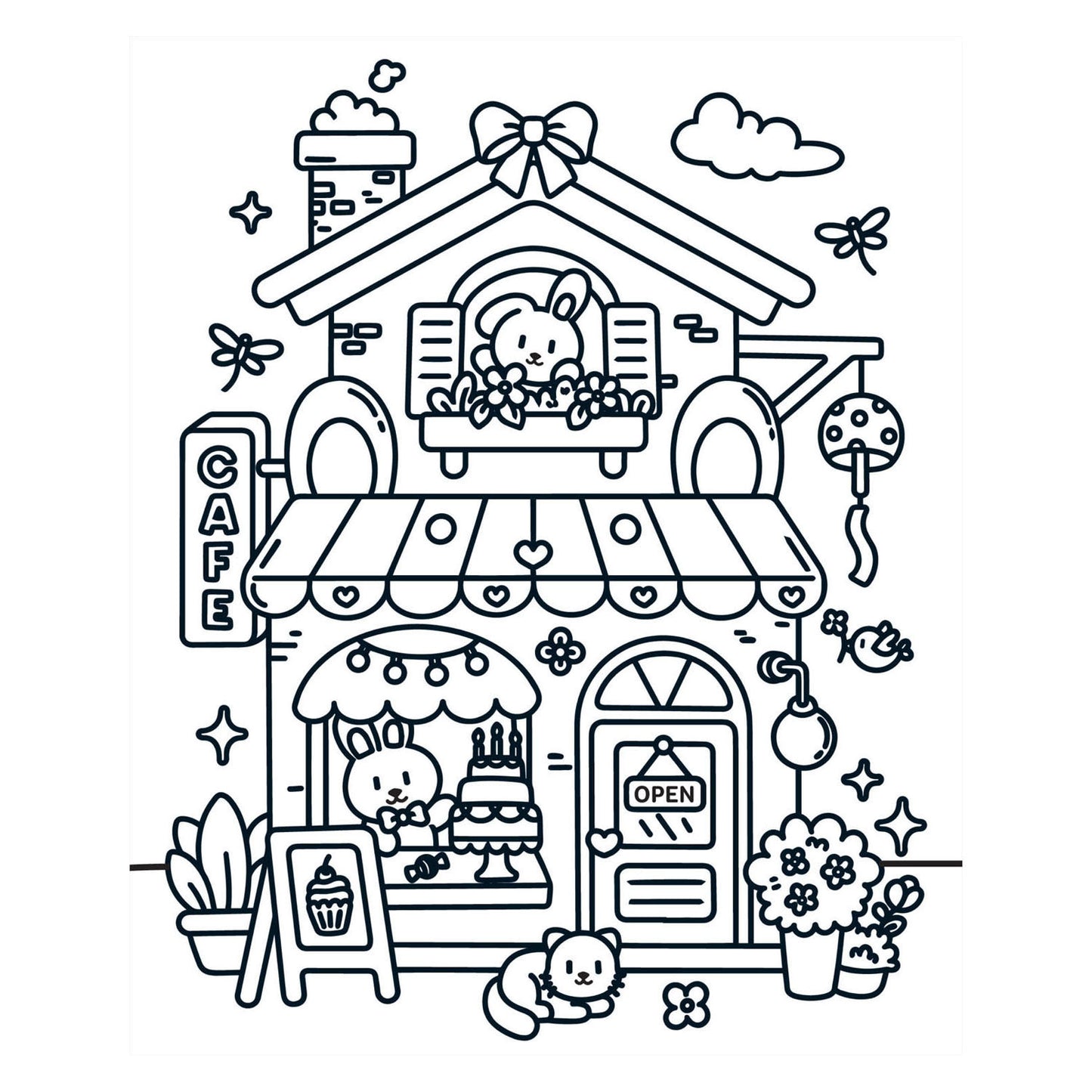 Livre de coloriage cosy - escapades cosy nouveau