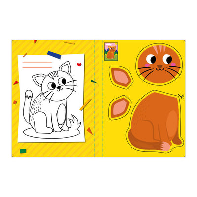 Livres d'images découpant Fun the Farm - 8 bricolages