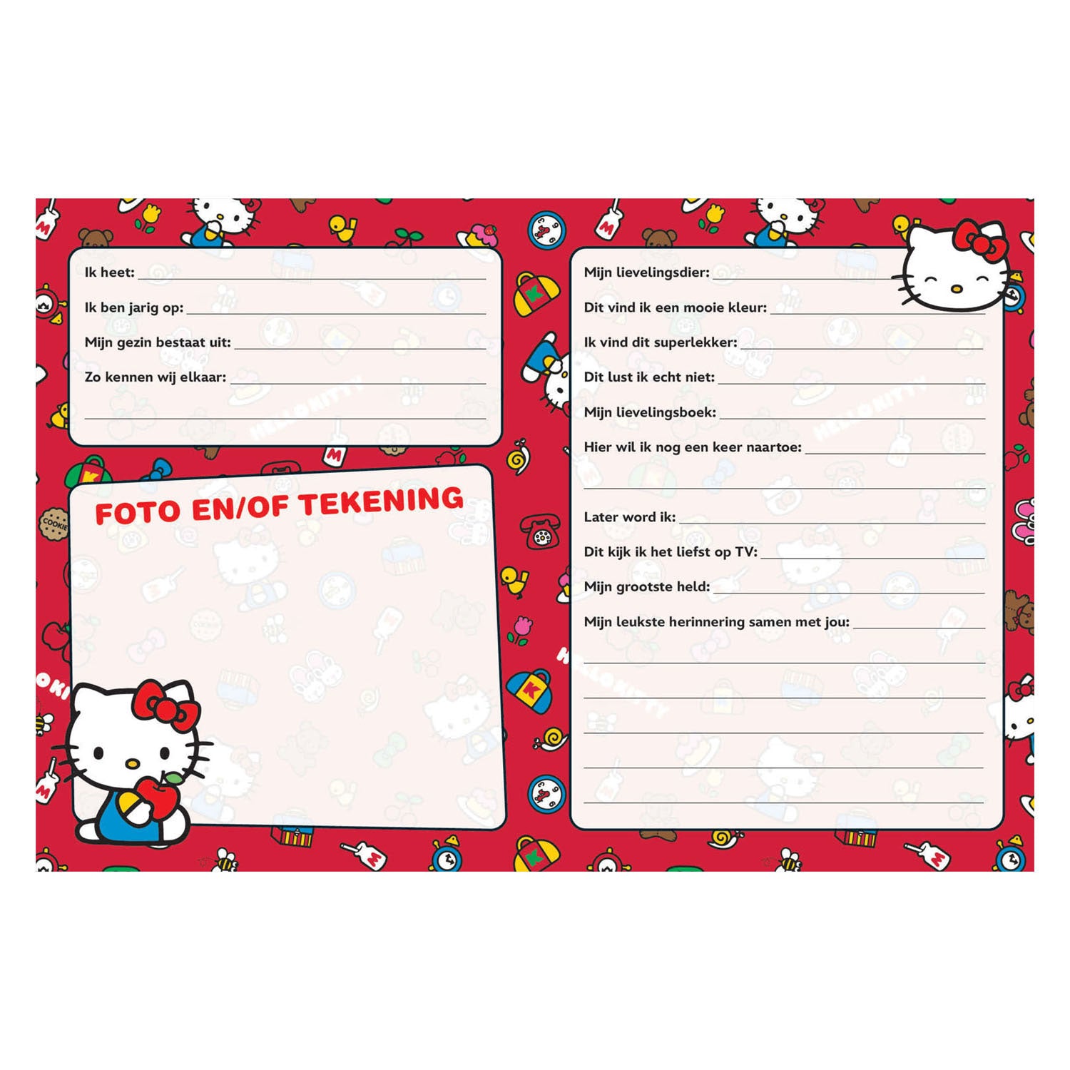 Livre d'amis - Hello Kitty