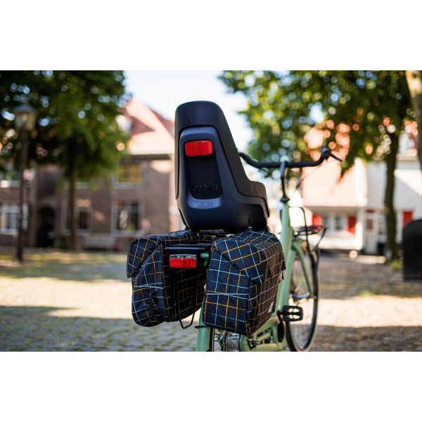 Steco uni carrier with bag extender black tasmee jumbo yepp