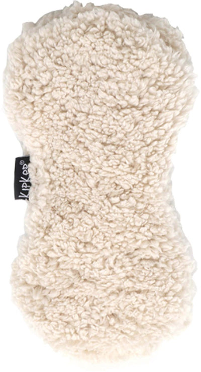 Coussin chauffant Kipkep Woller - Sable en peluche - Soulage les crampes d'estomac - Apporte la paix à l'anxiété - Pouf