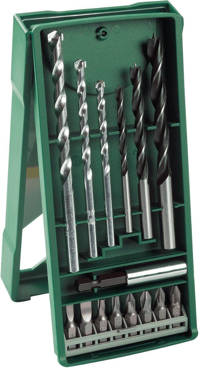 Jeu de forets Bosch x-line - 15 pièces - pour bois et pierre