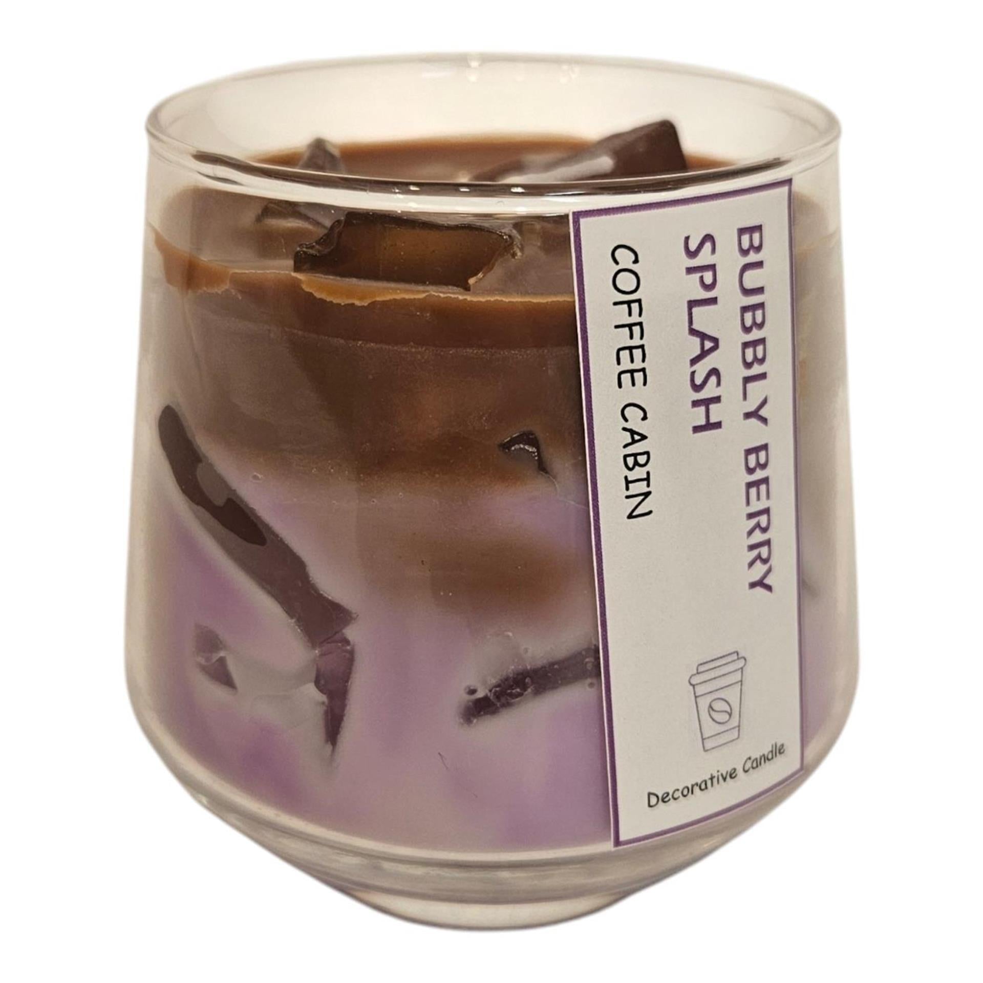 Bougie parfumée ambiance Mansion verre berry splash 8,4x11,5cm