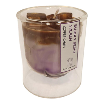 Bougie parfumée ambiance Mansion en verre berry splash 7,4x8,4cm