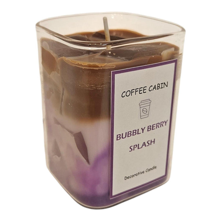 Bougie parfumée ambiance Mansion en verre berry splash 6x8cm