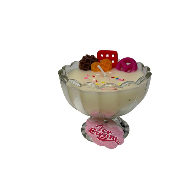 Bougie parfumée ambiance Mansion en verre coupe glacée ø9,2xh7,5cm