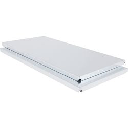 Etagères magora arno space acier 1250x600mm gris clair