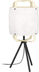 Lampe de table Eglo surfleet - e27 - 51,5 cm - noir beige marron