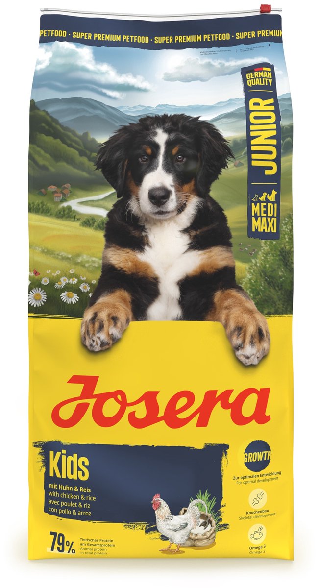 Josera junior kids - nourriture pour chien - moyen maxi - 12,5 kg