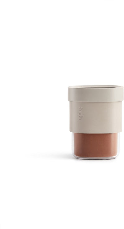 Lékué flip storage boîte de conservation 600 850 ml - beige