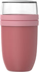 Mepal lunch pot xl ellipse - 750 + 300 ml - pot à yaourt et pot à muesli à emporter - passe au congélateur. micro-ondes et lave-vaisselle - mauve vif