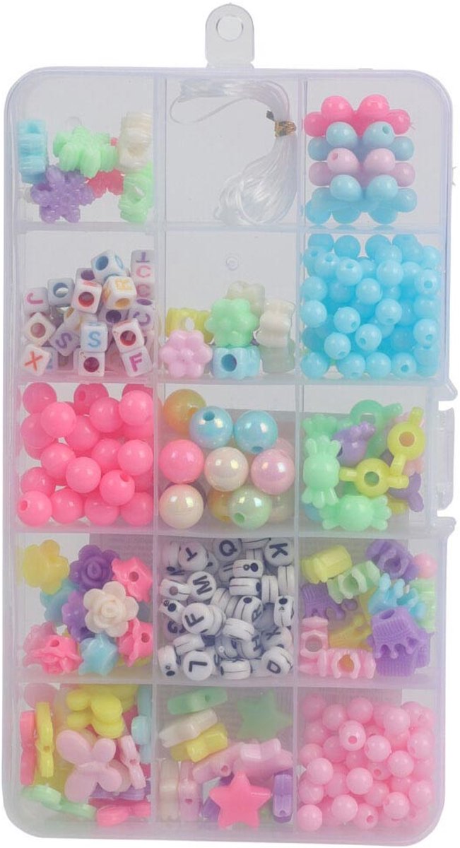 Installation de perles dans la boîte de stockage