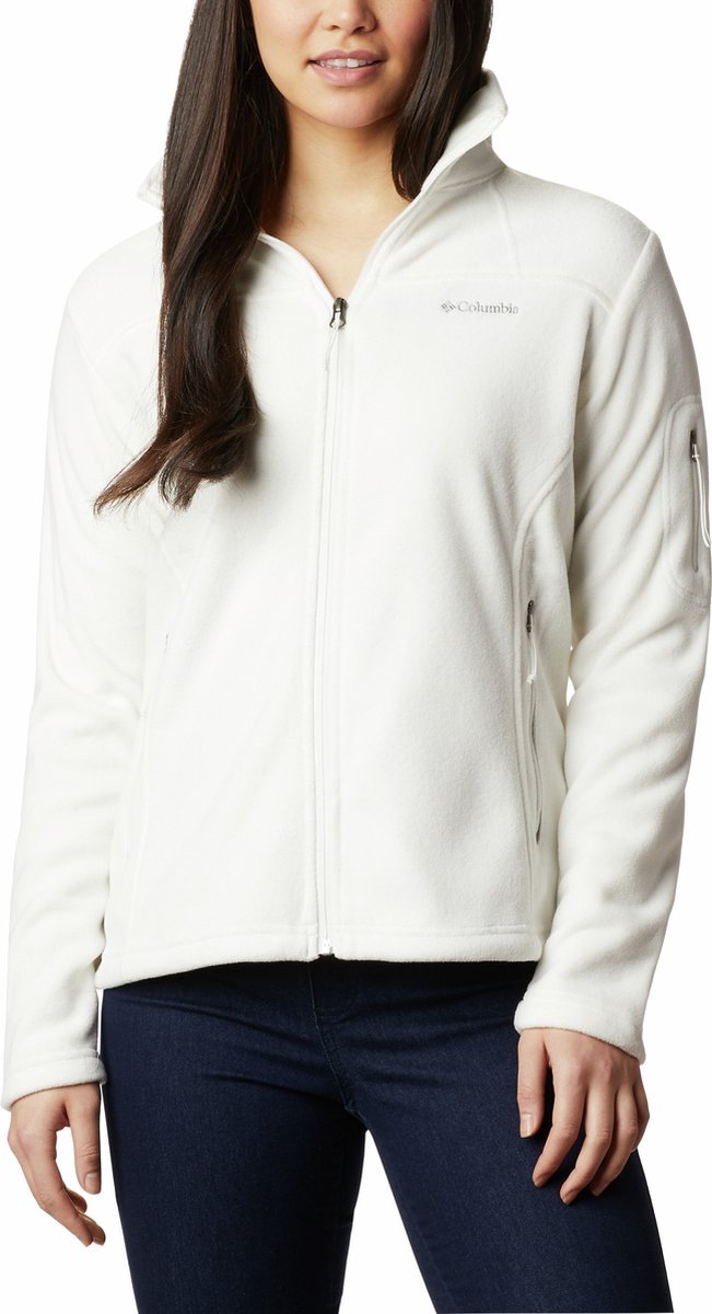 Columbia fast trek™ ii veste polaire - gilet polaire pour femme - gilet d'extérieur - blanc - taille l