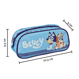Trousse bleutée