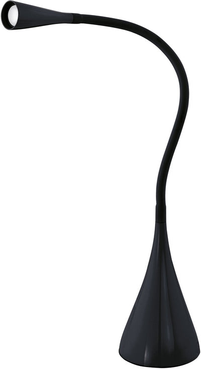 Eglo dambera - lampe de table - LED - noir - avec touche