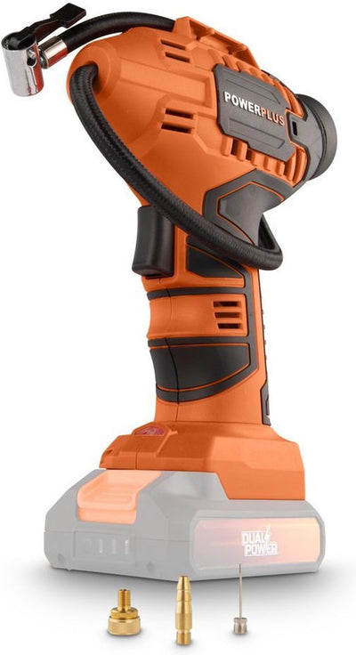 Pompe à pression d'air Powerplus dual power powdp7020 20v - sans batterie ni chargeur
