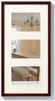 Poivrons Walther - cadre en bois - format photo 3x10x15 cm - noyer