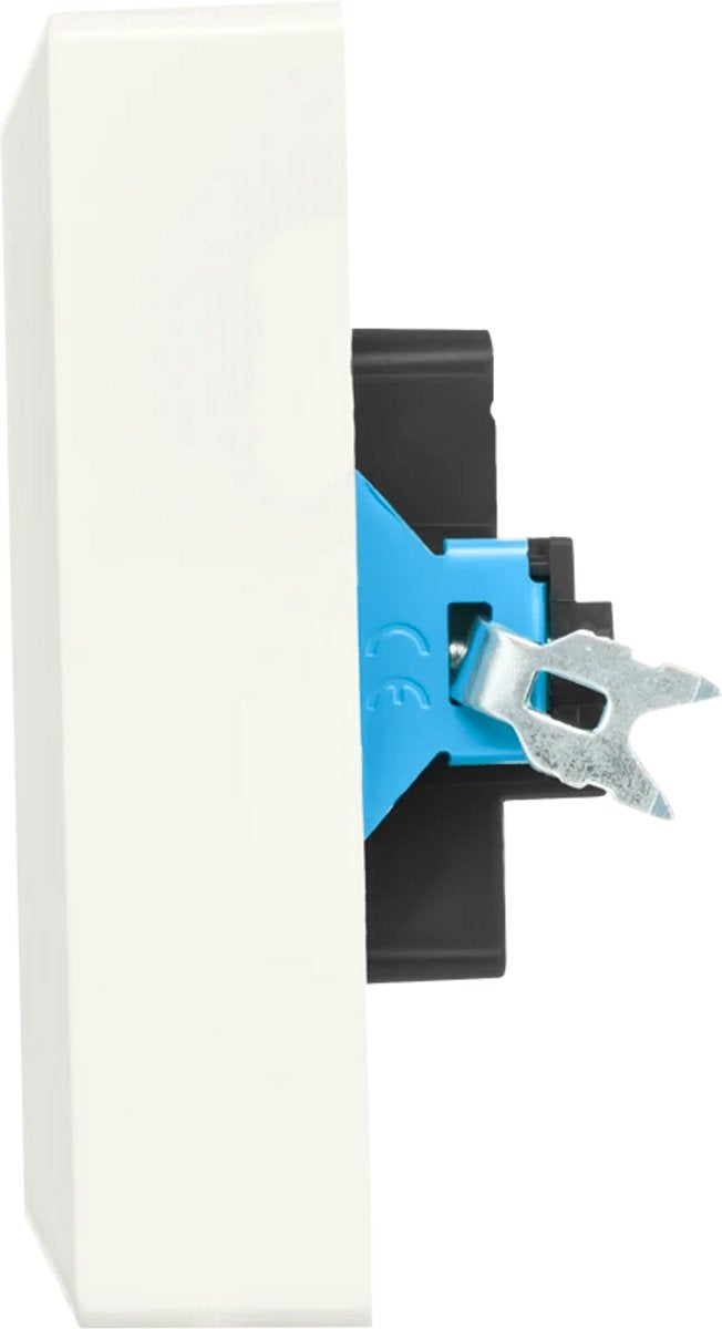 Ion industries - prise encastrable en saillie - 2 voies - ra - usb-a + usb-c blanc alpin
