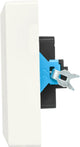 Ion industries - prise encastrable en saillie - 2 voies - ra - usb-a + usb-c blanc alpin